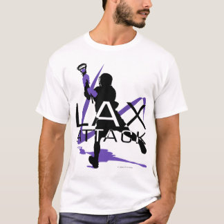 Lacrosse Boys LAX Attack 3 Paarse T-Shirt