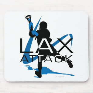 Lacrosse Boys LAX Attack Blue Muismat