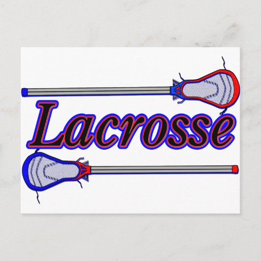 Lacrosse Briefkaart (Voorkant)