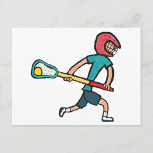 Lacrosse Briefkaart
