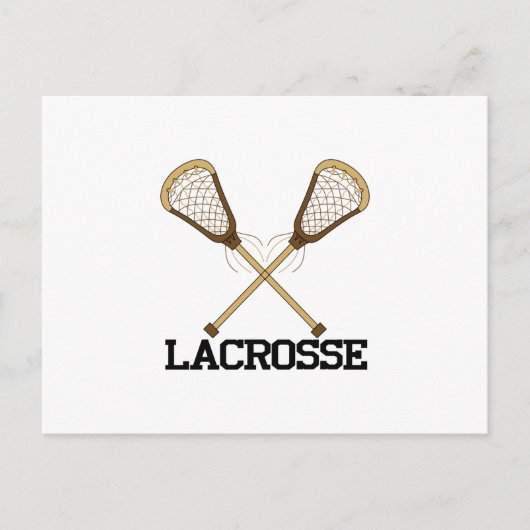 Lacrosse Briefkaart (Voorkant)