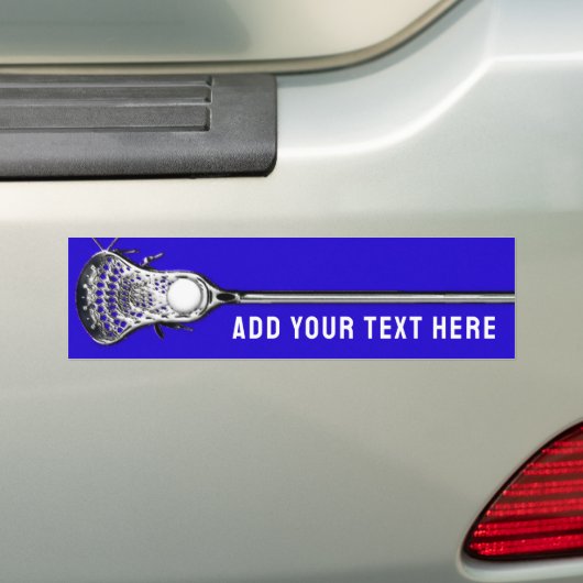 Lacrosse Bumpersticker (Op auto)
