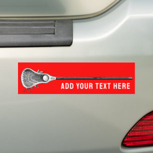 Lacrosse Bumpersticker