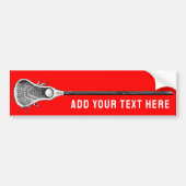 Lacrosse Bumpersticker (Voorkant)