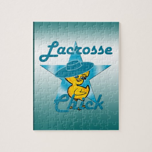 Lacrosse Chick #7 Legpuzzel (Verticaal)