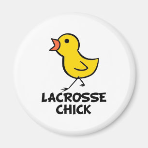 Lacrosse Chick Magnet Magneet