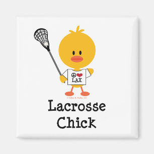 Lacrosse Chick Magnet Magneet