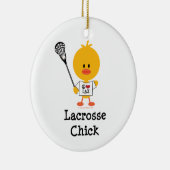 Lacrosse Chick Ornament (Rechts)