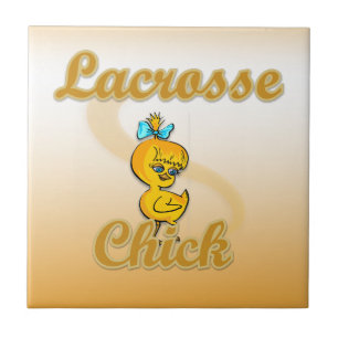 Lacrosse Chick Tegeltje