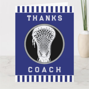 Lacrosse Coach Bedankkaart
