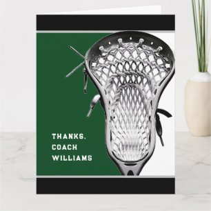 Lacrosse Coach bedankt