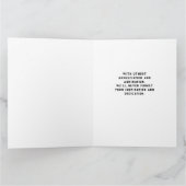 Lacrosse Coach bedankt Kaart (Binnen)