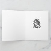 Lacrosse Coach Hartelijk dank Bedankkaart (Binnen)