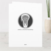 Lacrosse Coach Kaart (Achterkant)