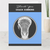 Lacrosse Coach Kaart (Voorkant)