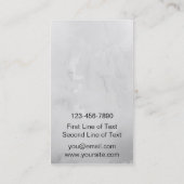 Lacrosse Coach Steampunk Gepersonaliseerd Visiteka Visitekaartje (Achterkant)