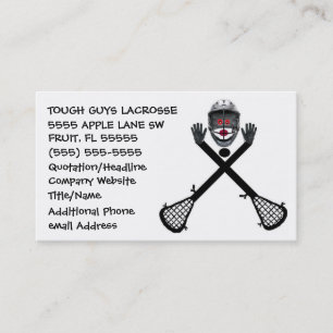 Lacrosse Coach Visitekaartje