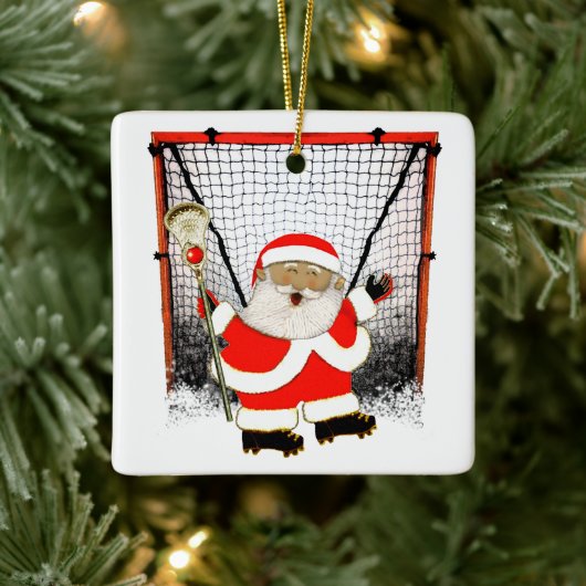 Lacrosse Collectible Keramisch Ornament (Boom)