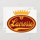 Lacrosse Crown Briefkaart (Voorkant / Achterkant)