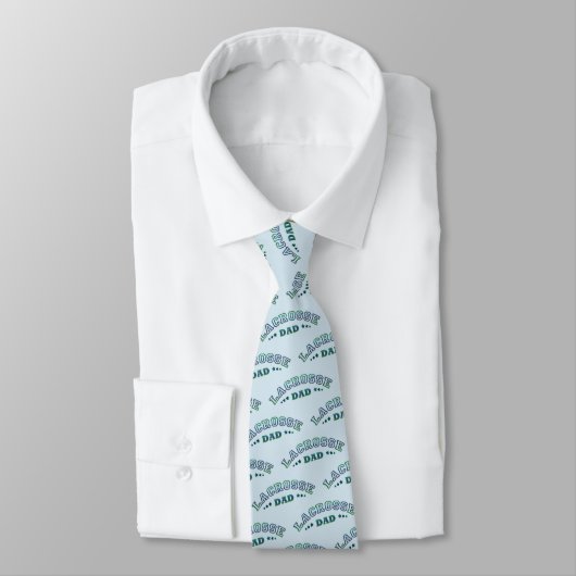 Lacrosse Dad Arched Text Stropdas (Gebonden)
