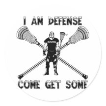 Lacrosse Défense Getsome Sticker