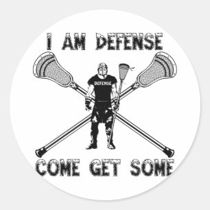 Lacrosse Defensie KrijgWat Sticker