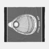 Lacrosse Doelman Fleece Deken (Voorkant (Horizontaal))