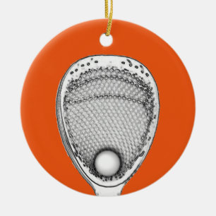 Lacrosse Doelman Keramisch Ornament