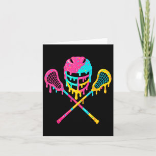 Lacrosse Drip Lax Helm Ice Cream Sticks Kaart