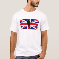 Lacrosse Flag IRock UK T-Shirt