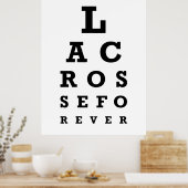 Lacrosse Forever Print - Groot (Keuken)