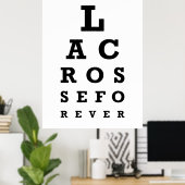 Lacrosse Forever Print - Groot (Thuiskantoor)