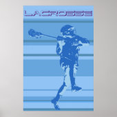  lacrosse gestreept Poster (Voorkant)