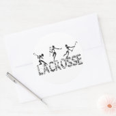 Lacrosse Gift Ronde Sticker (Envelop)