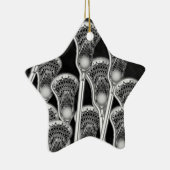 Lacrosse Gift Team Sinaasappel Keramisch Ornament (Rechts)