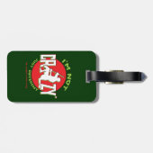 Lacrosse Goalie Bagagelabel (Achterkant horizontaal)