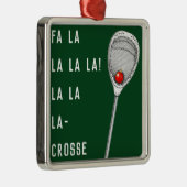 Lacrosse Goalie Collectible Metaal Ornament (Rechts)