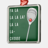 Lacrosse Goalie Collectible Metaal Ornament (Links)