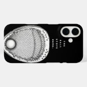 Lacrosse Goalie Coque-Mate coque iphone (Verso (horizontal))