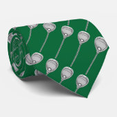 Lacrosse Goalie Green Stropdas (Opgerold)