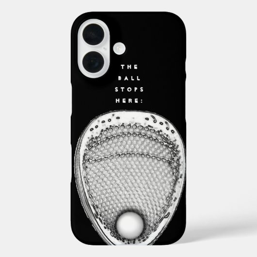Lacrosse Goalie Hoesje-Mate iPhone Case (Achterkant)