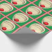 Lacrosse Goalie Holiday Gift Cadeaupapier (Hoek)