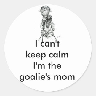 Lacrosse Goalie Moeder Sticker