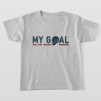 Lacrosse Goalie 'My Goal' Lax Quote T-shirt