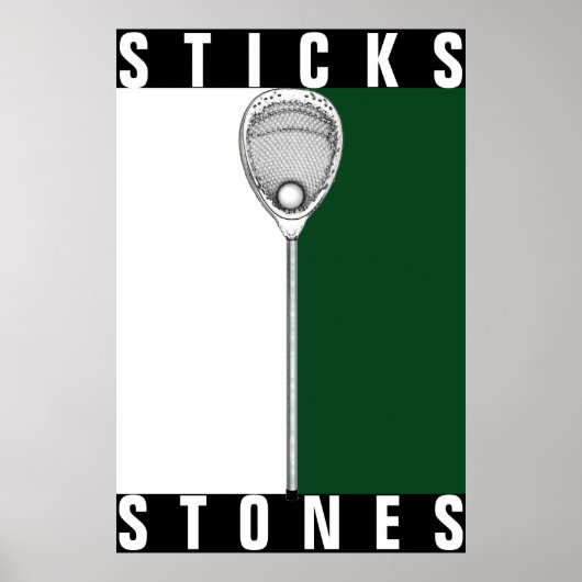 Lacrosse Goalie Poster (Voorkant)