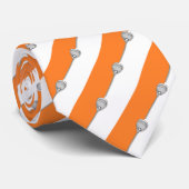 Lacrosse Goalie Sinaasappel Stropdas (Opgerold)