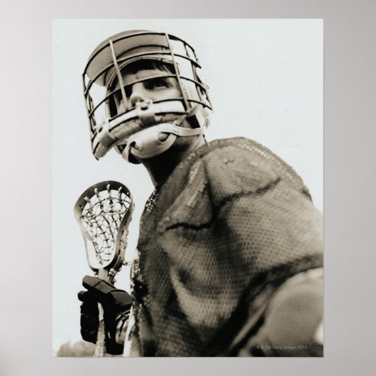 Lacrosse Goalkeeper Poster (Voorkant)