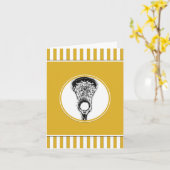 Lacrosse Gold Sports Cartes (Fleur jaune)