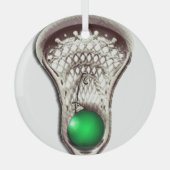 Lacrosse Holiday Gift Glas Ornament (Voorkant)