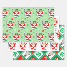 Lacrosse Holiday Gift Wrapping Paper